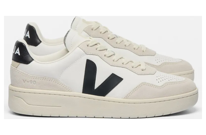 Veja V-90 O. T. Leather Sneakers White (VD2021061A)
