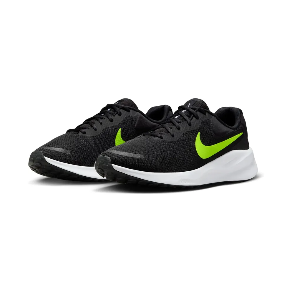 Nike Revolution 7 Black White Volt (FB2207-010)