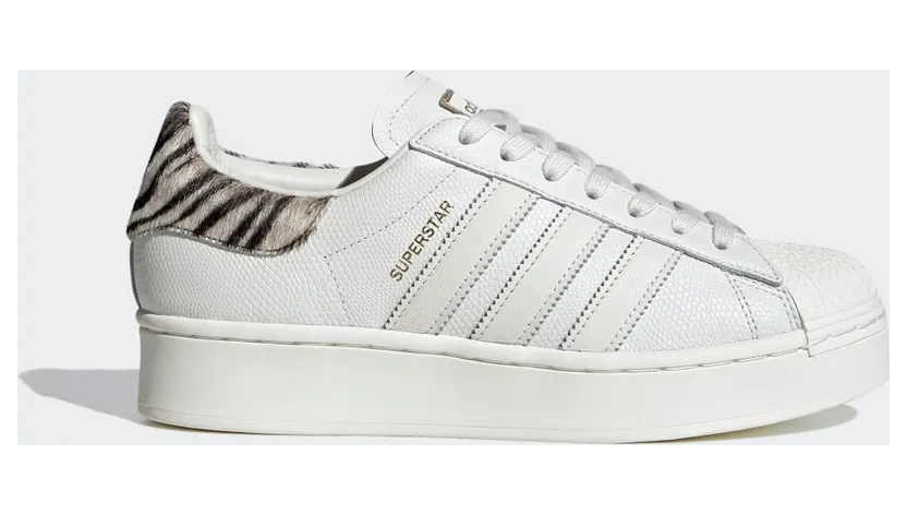 adidas Superstar Bold Schuh White Tint / Off White / Core Black (FV3458)