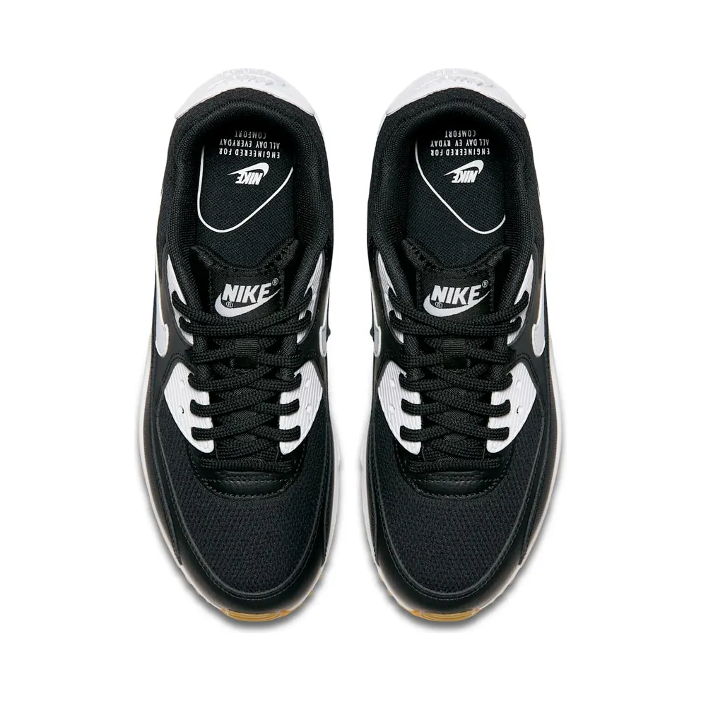 Nike Air Max 90 Black White Gum (W) Black/Gum Light Brown-White-White (325213-055)