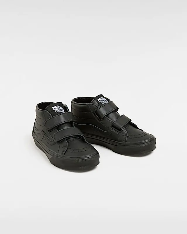 Vans Sk8-mid Reissue Kids’ Shoes Met Velcro Black (VN000CYBHF9)
