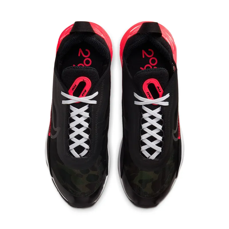 Nike Air Max 2090 Reverse Duck Camo (2020) Infrared/Black-Dark Sage-Baroque Brown (CU9174-600)