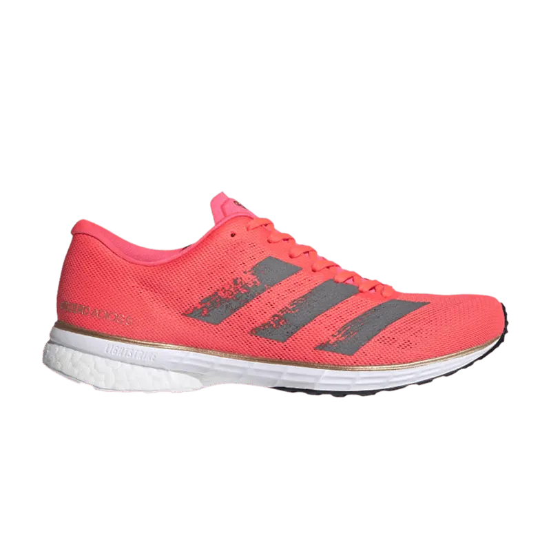 Adidas Adizero Adios 5 ‘Signal Pink Copper’ Signal Pink/Core Black/Copper Metallic (EG4669)