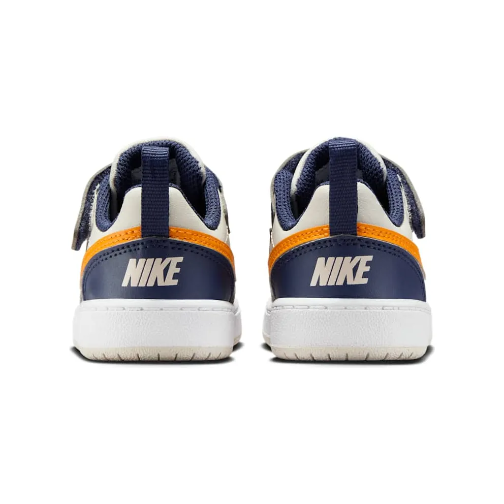 Nike Court Borough Low Recraft Light Orewood Brown Midnight Navy White Orange Peel (DV5458-126)