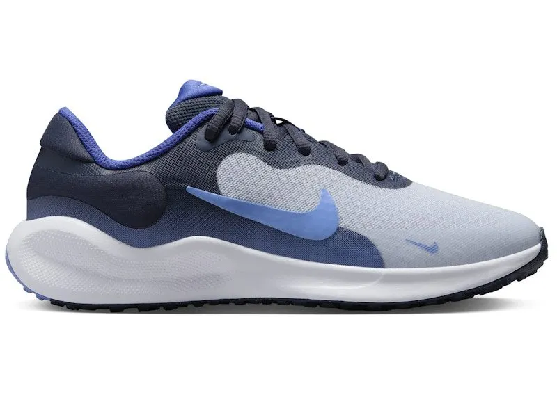 Nike Revolution 7 Football Grey Thunder Blue Astronomy Blue Royal Pulse (FB7689-007)