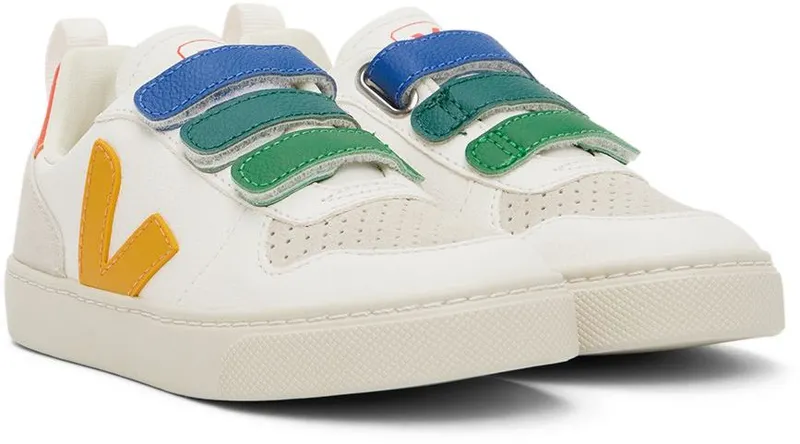 Veja Kids White & Yellow V-10 MULTICO-EXTRA-WHITE_ (CV0502905C)