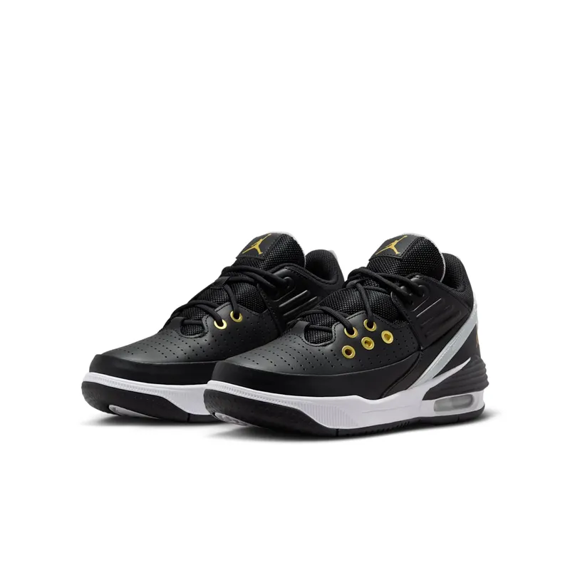 Jordan Max Aura 5 Black White Wolf Grey Metallic Gold (DZ4352-017)