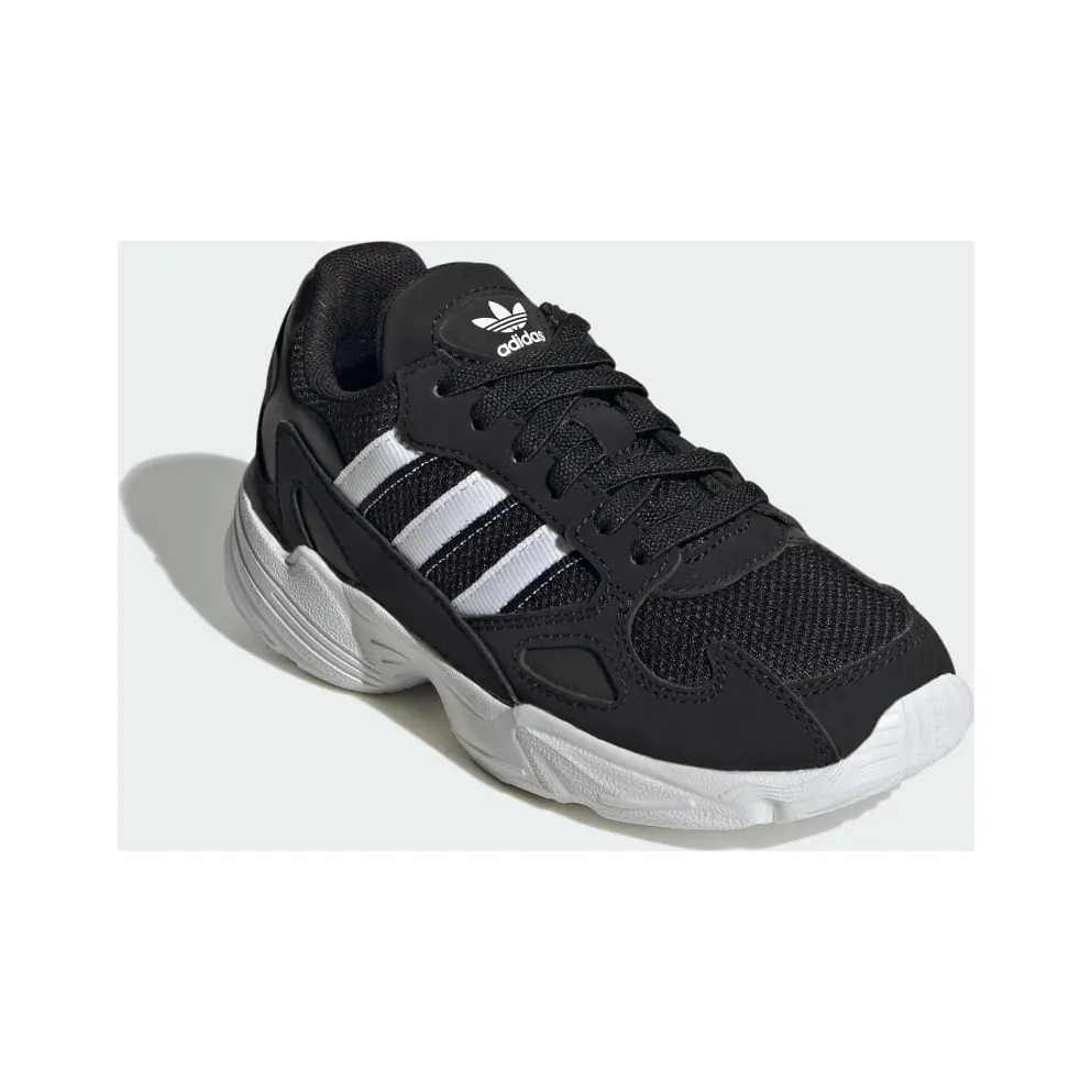 adidas Falcon Elastic Lace Kids Core Black / Cloud White / Cloud White (IF1097)
