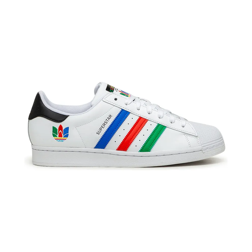 Adidas Superstar ‘Colorful Trefoil – Cloud White’ Cloud White/Green/Core Black (FU9521)