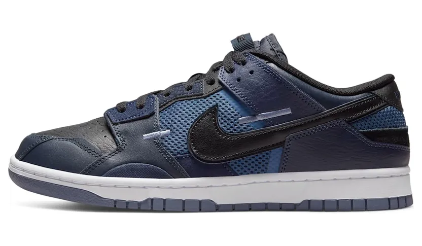 Nike Dunk Low Scrap Navy (DH7450-400)