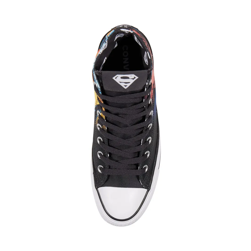 Converse Chuck Taylor All-Star Hi DC Comics Superman (W) Black/Multi-White (161389C)