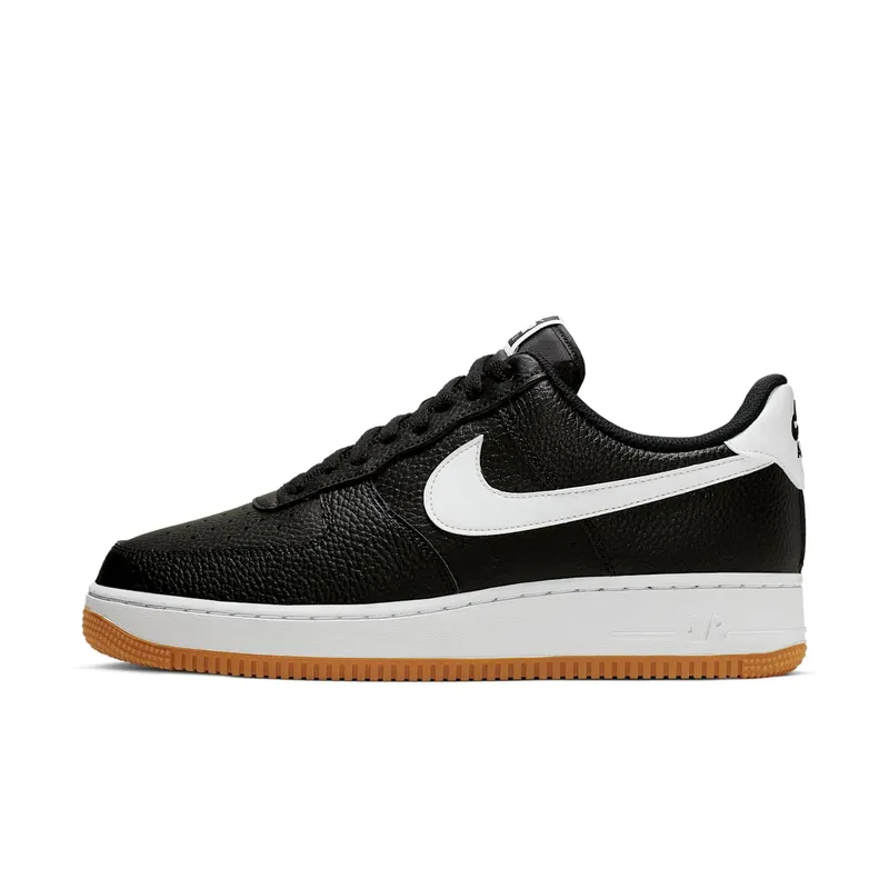 Nike Air Force 1 ’07 Black White Gum Black/White-Wolf Grey-Gum (CI0057-002)