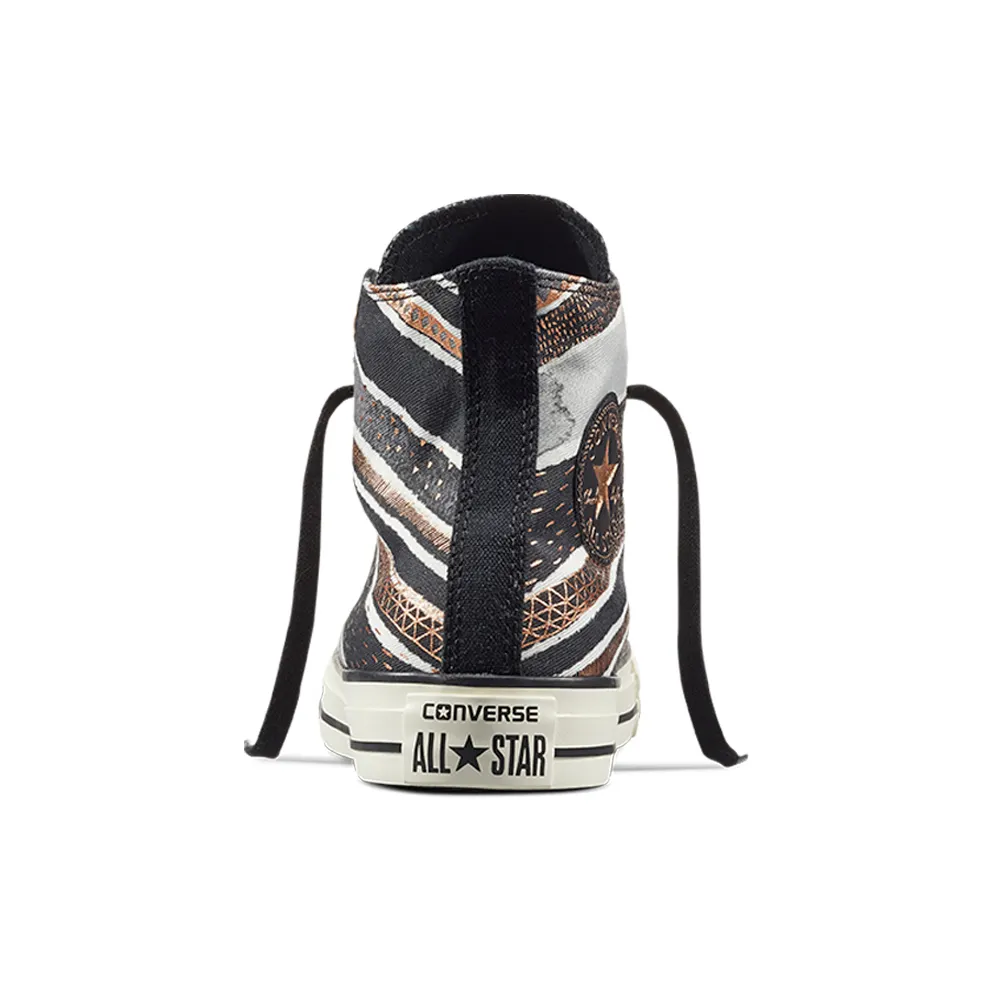 Converse Chuck Taylor All-Star Hi Festive Stripe Black Dolphin (W) (551564C)