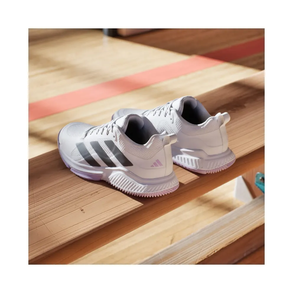 Adidas Court Team Bounce 2.0 Cloud White / Core Black / Powder Plum (JP9767)