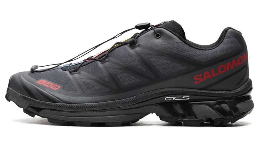 Salomon XT-6 “JJJJound – Black Fiery Red” (L49130-300)