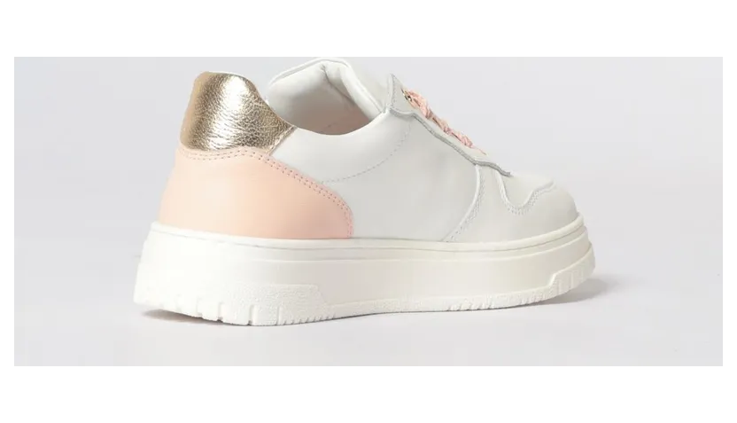 Elisabetta Franchi Leather Sneakers Ivory (F4A9E05230092B078) (2)