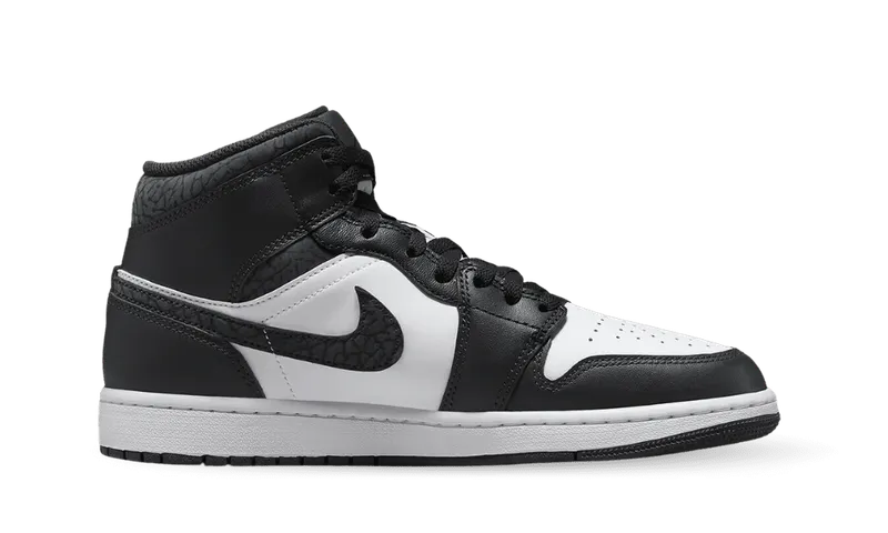 Nike Air Jordan 1 Mid SE Elephant Print Black (FB9911-001)