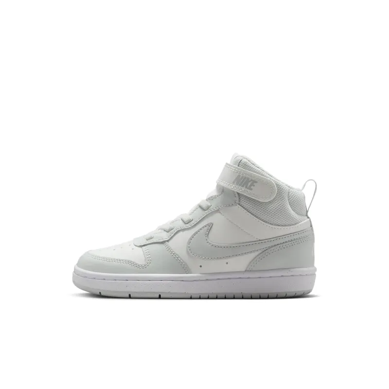 Nike Court Borough Mid 2 Sail White Light Silver (CD7783-127)