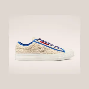 Converse Retro Sherpa Star Player Low Top White Swan/egret/poppy Red (169521C)