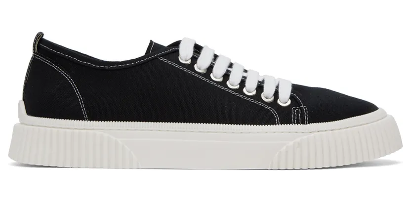 AMI Alexandre Mattiussi Green Canvas Sneakers (USN401.961)
