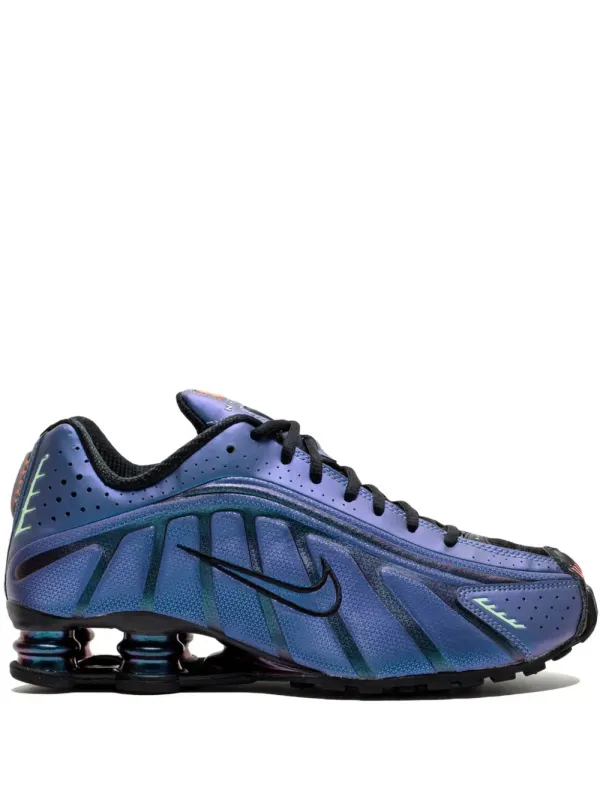 Nike Shox R4 Iridescent/Black sneakers – Blue (HQ3446)