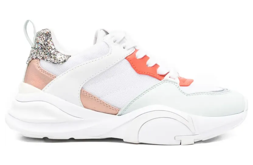 GUESS USA Chunky sneakers met vlakken met glitters – Wit (FL5B3SFAM12)