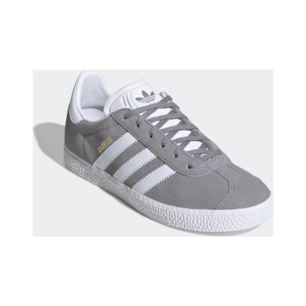 Adidas Gazelle Grey Three / Cloud White / Gold Metallic (FW0716)