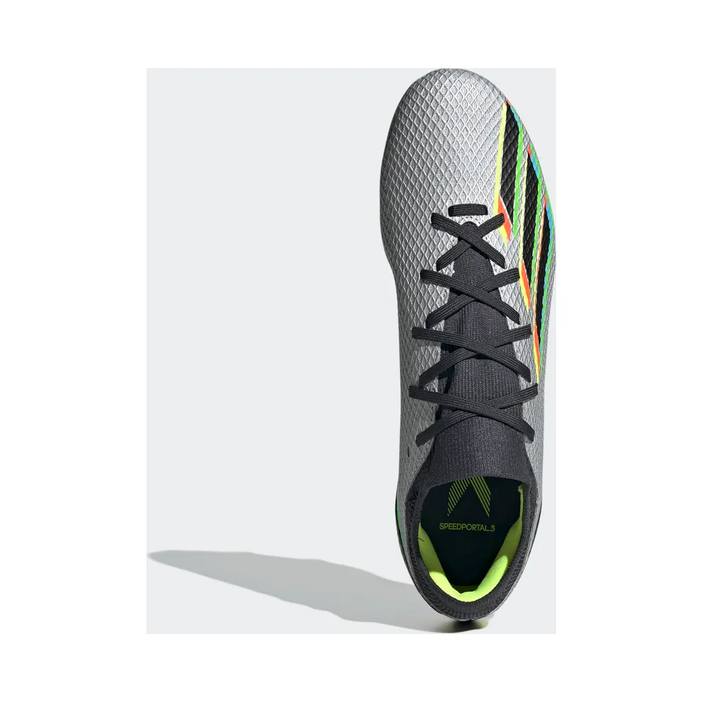 adidas X Speedportal.3 Firm Ground Football Boots Silver Metallic / Core Black / Solar Yellow (GW8454)