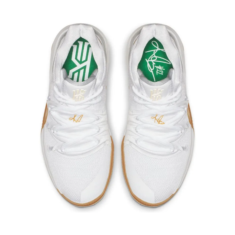 Nike Kyrie 5 Irish (GS) White/Metallic Gold-Pure Platinum (AQ2456-170)