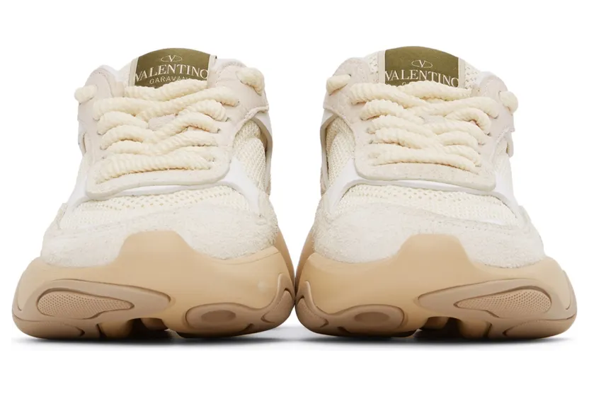 Valentino Garavani Beige Bubbleback Sneakers (XW2S0DY8KNZ) (2)