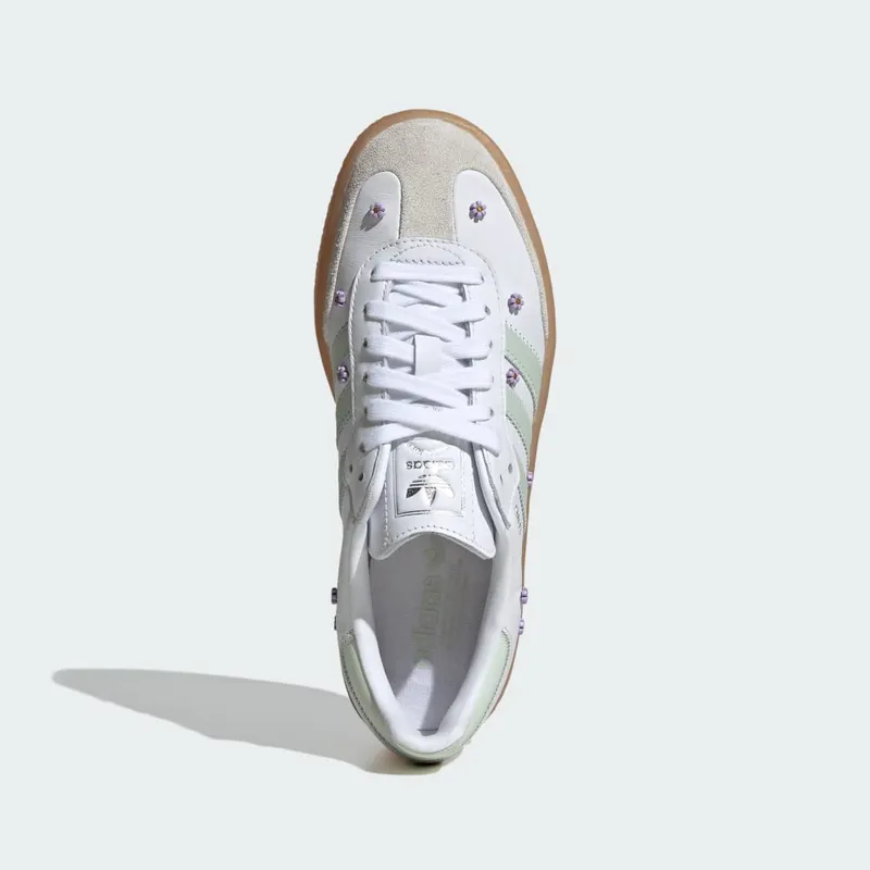 Adidas Sambae Cloud White / Linen Green / Gum (JS3954)