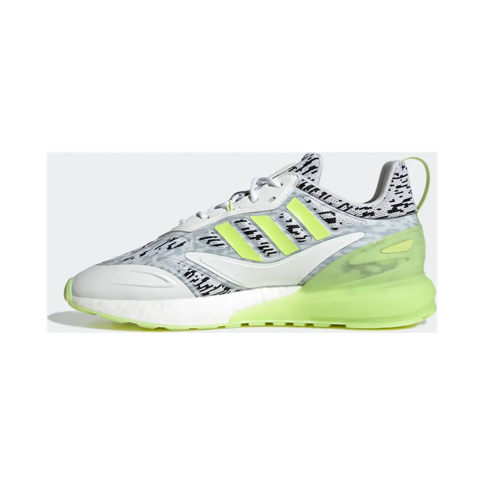 Adidas ZX 2K BOOST 2.0 Cloud White / Pulse Lime / Pulse Lime (GW0624)