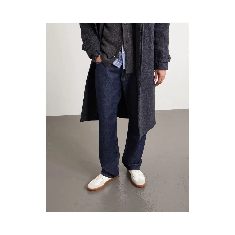 Officine Creative Militia 001 Suede-Trimmed Full-Grain Deerskin White (OCUMILI001-CVCOM00000LC170)