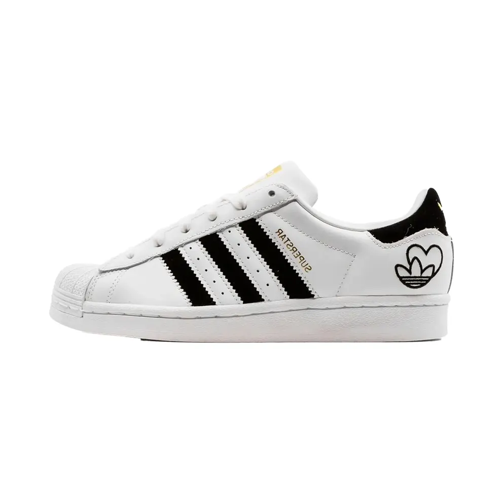 adidas Superstar Sneaker Cloud White / Core Black / Gold Metallic (FY4755)