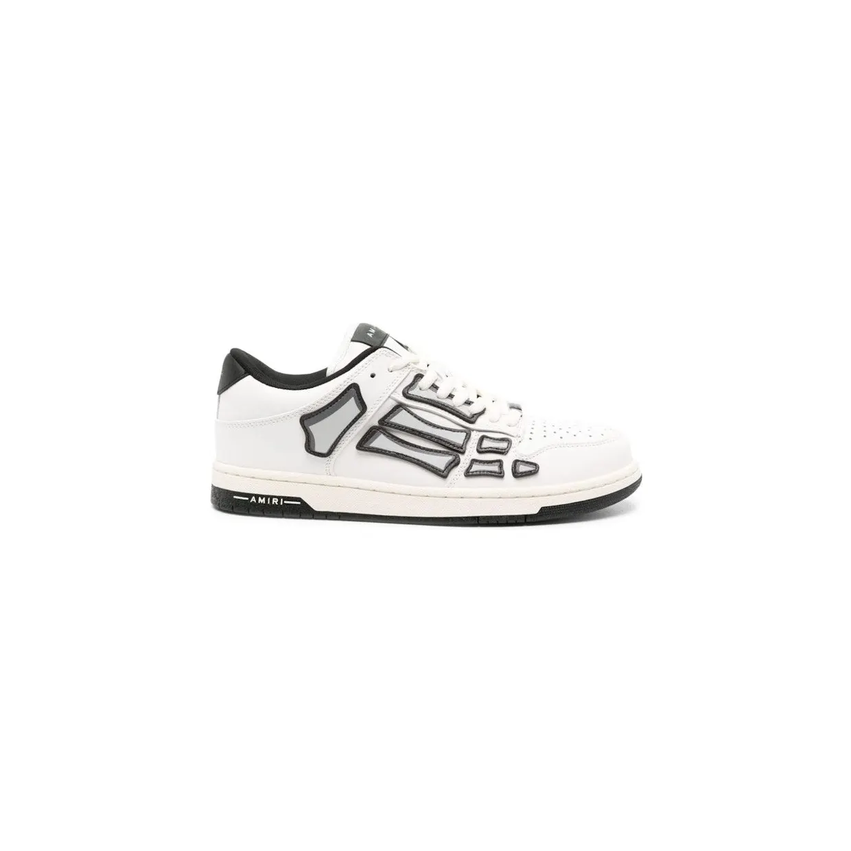 AMIRI Skel Low Top White Black (PS24MFS005-111)