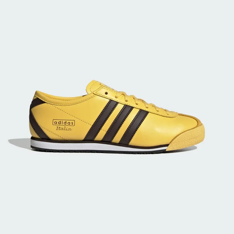 Adidas Italia 70s Spring Yellow / Dark Brown / Core Black (JQ9071)