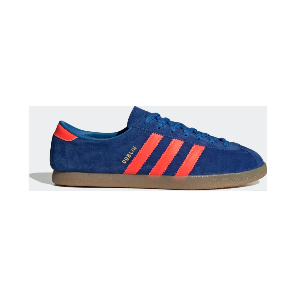 adidas Dublin Schuh Power Blue / Solar Red / Gold Metallic (GY7384)