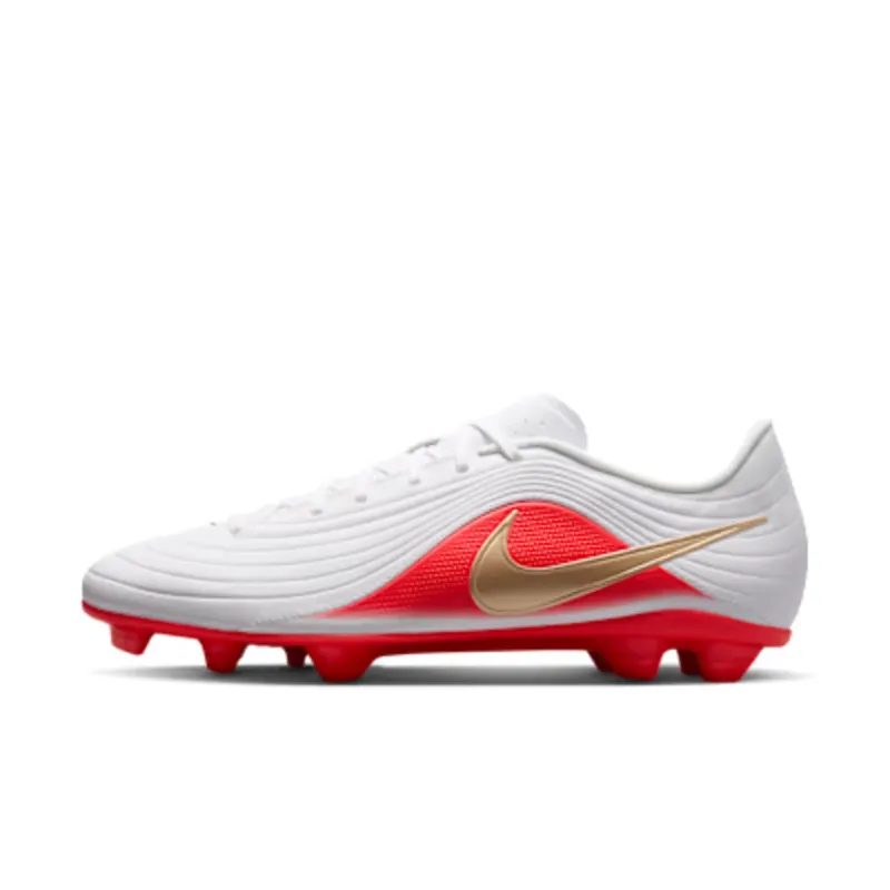 Nike Tiempo Maestro Club Multi-Ground Low-Top “White / Bright Crimson / Blur” (IB1602-100)