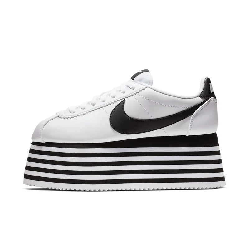Nike Cortez Platform Comme des Garcons White Black (W) White/Black (BV0070-100)