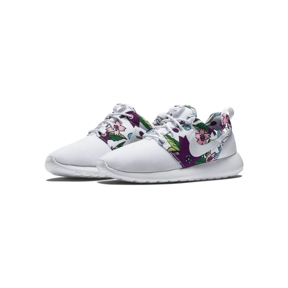 Nike Roshe One Print White/White-Bold Berry (599432-113)