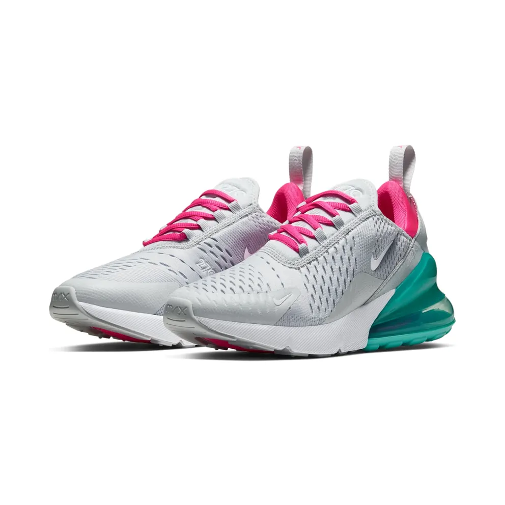 Nike Air Max 270 South Beach (W) Pure Platinum/Pink Blast-Aurora-White (AH6789-065)