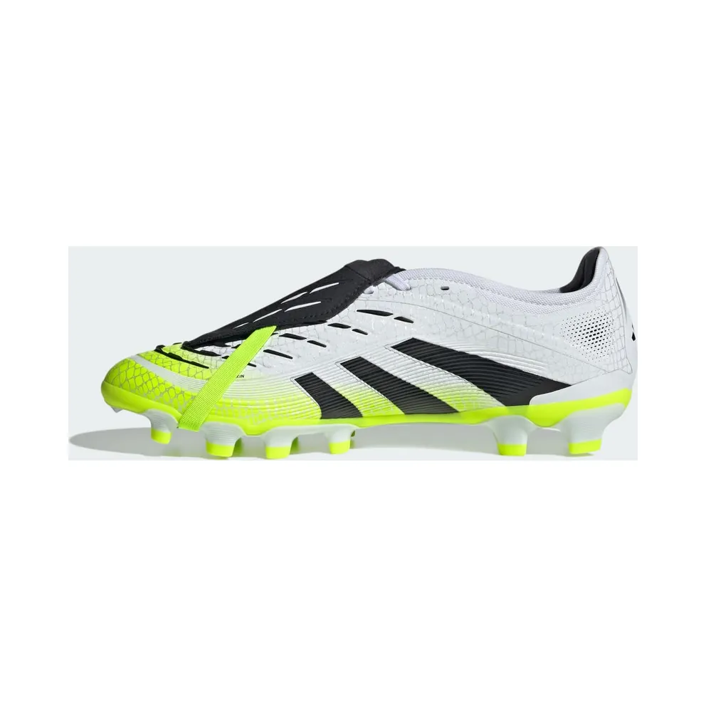 adidas Predator Pro Fold-Over Tongue MG Cloud White Core Black Lucid Lemon (JS4074)