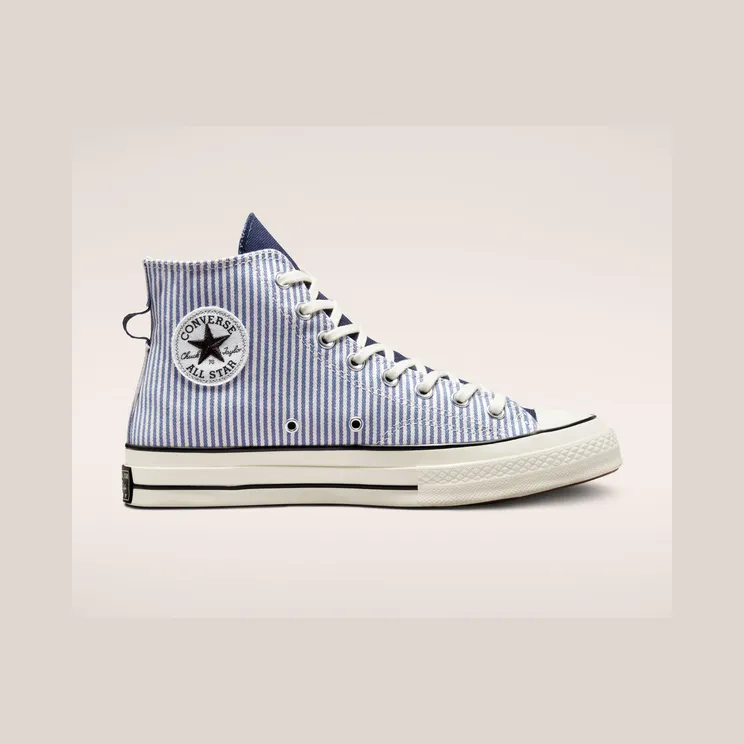 Converse Chuck 70 Crafted Stripe Washed Indigo/egret/zwart (A00472C)