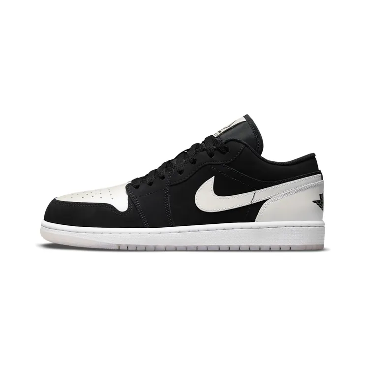Air Jordan 1 Low Black White Diamond (DH6931-001)