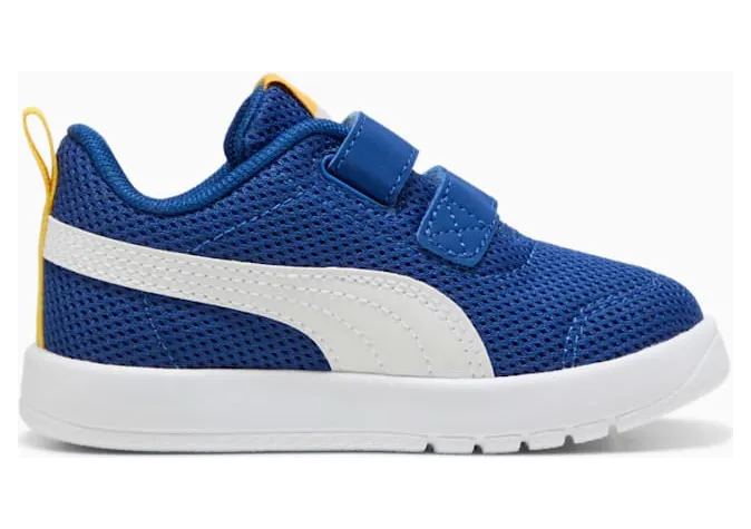 Puma Courtflex V3 Mesh Royal White Yellow (398086-05)