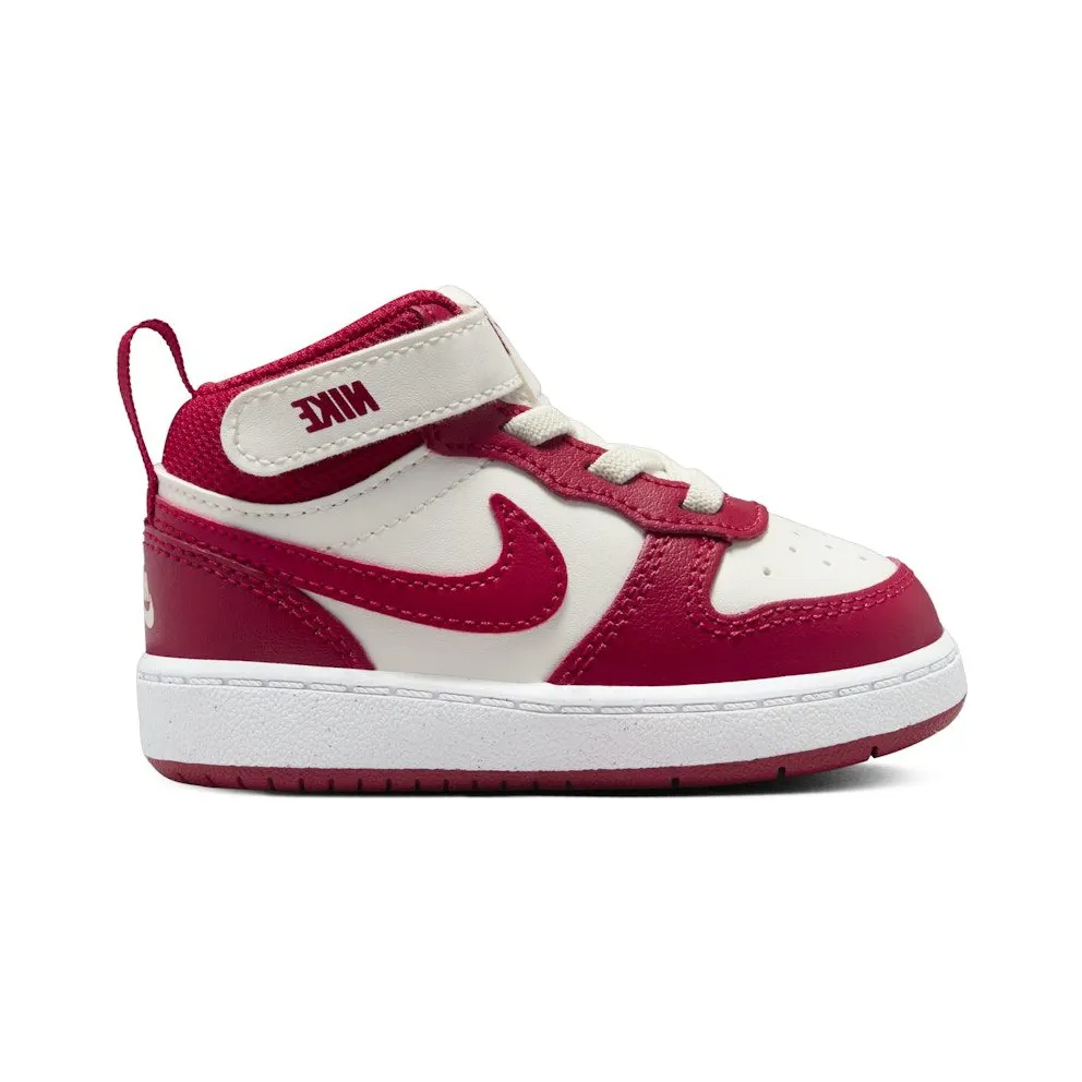 Nike Court Borough Mid 2 Sail White Gym Red (CD7784-124)