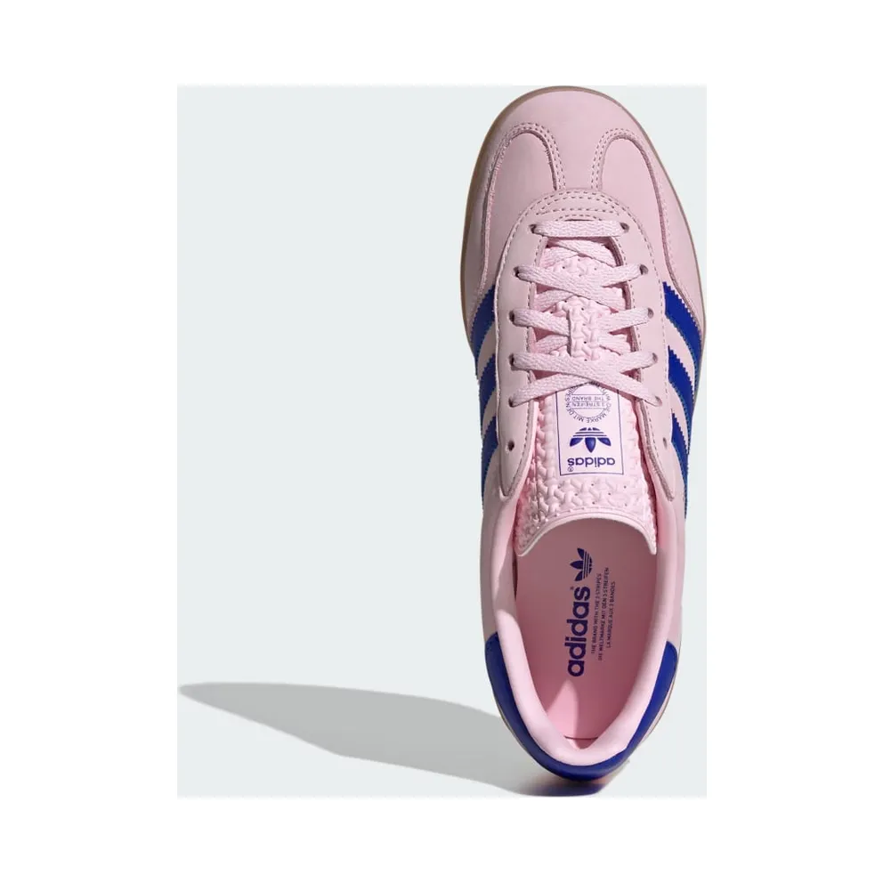 Adidas Gazelle Indoor Clear Pink / Lucid Blue / Gum (JI1371)