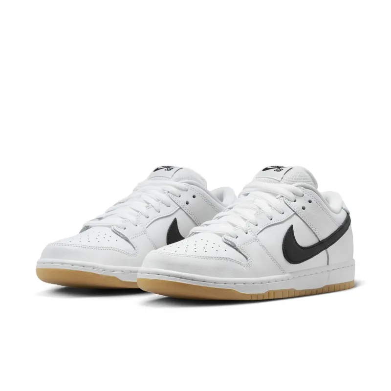 Nike SB Dunk Low Pro White/White/Gum Light Brown/Black (CD2563-101)