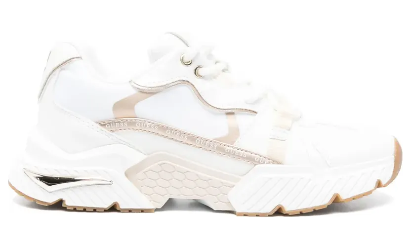 GUESS USA Sneakers mit dicker Sohle – Weiß (FLGCAIFAB12WHISA)