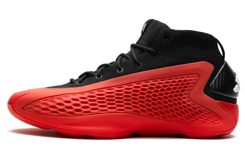 Adidas Anthony Edwards 1 Mid Basketball Core Black / Red / Cloud White (IG6669)